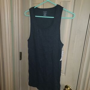 NWT Calvin Klein Gray Tank Top Shirt misses sz M